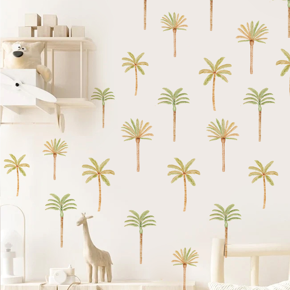 Boho Coconut Palm Tree Wall St - Baby Girl Nursery Quotes ulasan dan harga