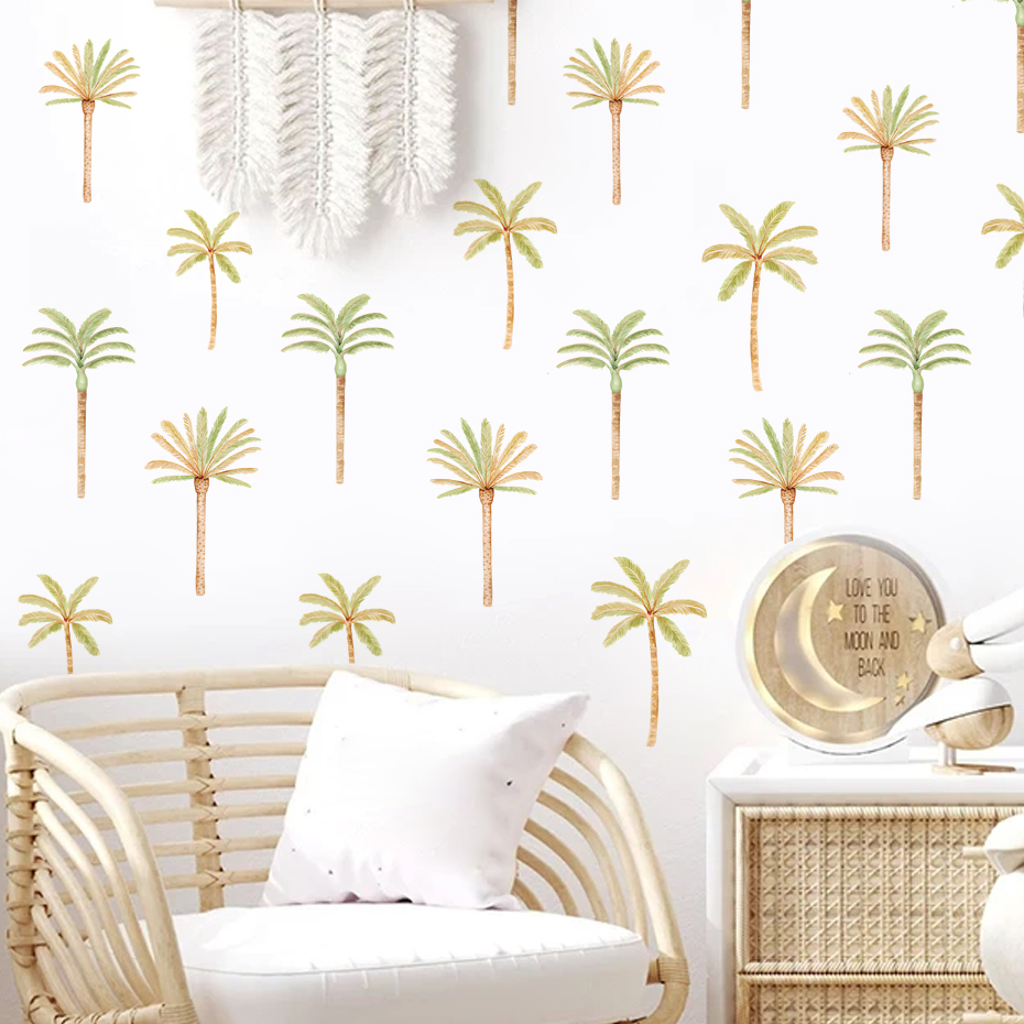 Boho Coconut Palm Tree Wall St - Baby Girl Nursery Quotes ulasan dan harga