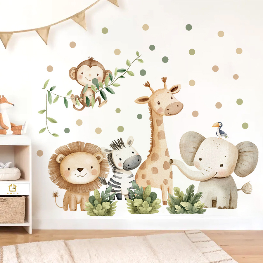 Boho Forest Animals Wall Stick - Baby Girl Nursery Quotes ulasan dan harga