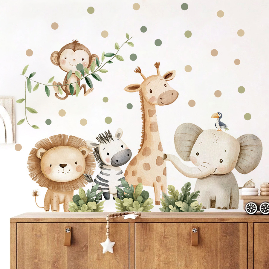 Boho Forest Animals Wall Stick - Baby Girl Nursery Quotes ulasan dan harga