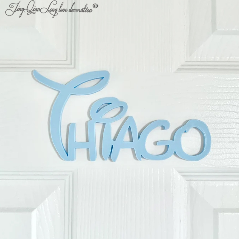 Custom wall door name sign pla - Baby Girl Nursery Quotes ulasan dan harga