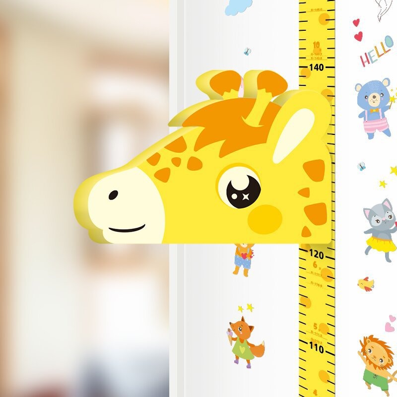 Ruler Giraffe 3d Height Sticke - Baby Girl Nursery Quotes ulasan dan harga