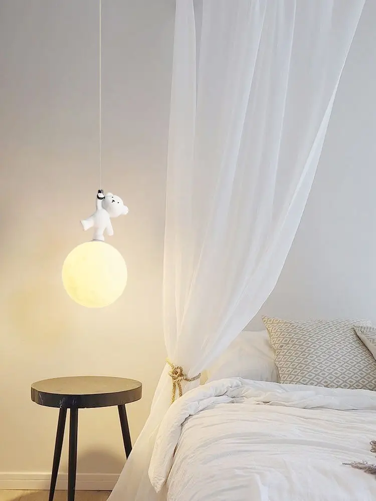 Bear Lamp Cartoon Nursery Room - Baby Nursery Light Fixture ulasan dan harga