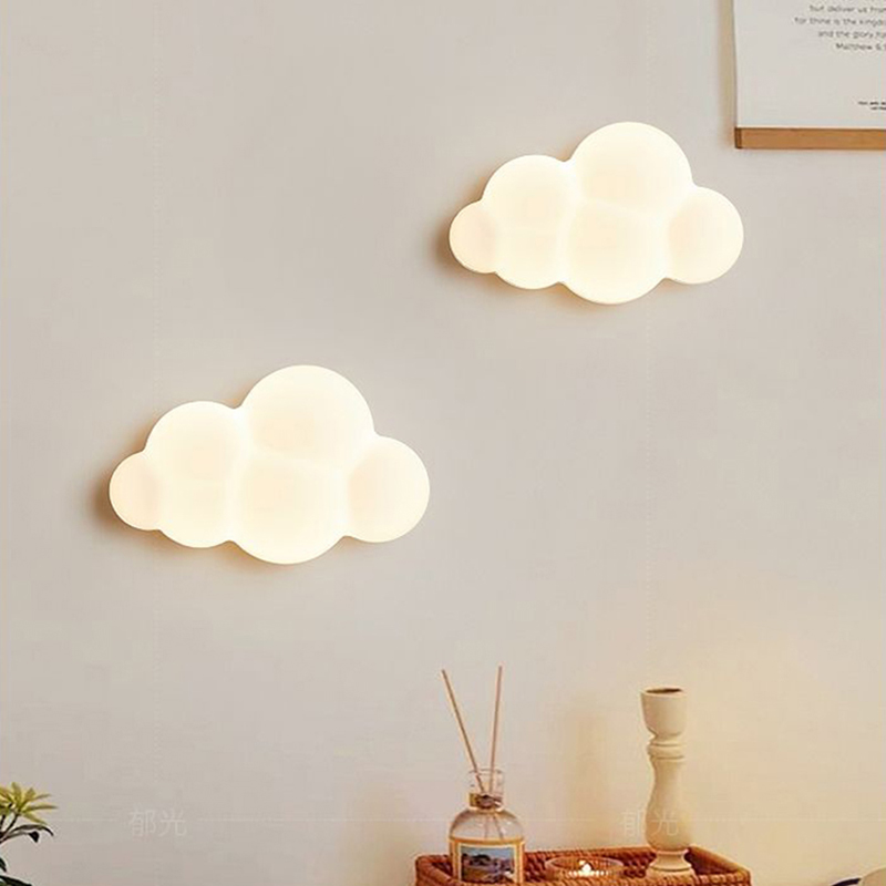 White Cloud Wall Lamps for Chi - Baby Nursery Wall Lights ulasan dan harga