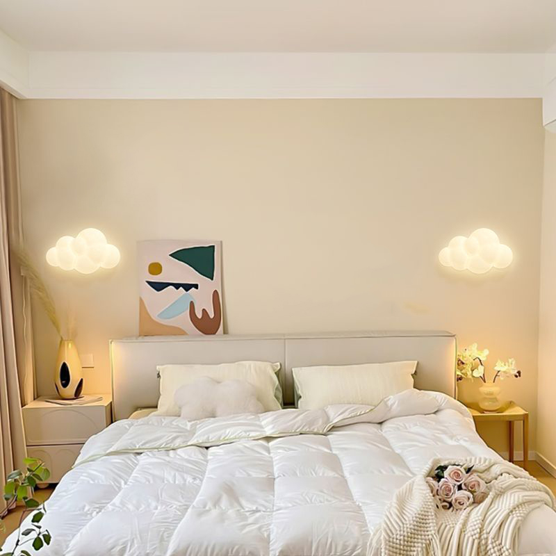 White Cloud Wall Lamps for Chi - Baby Nursery Wall Lights ulasan dan harga