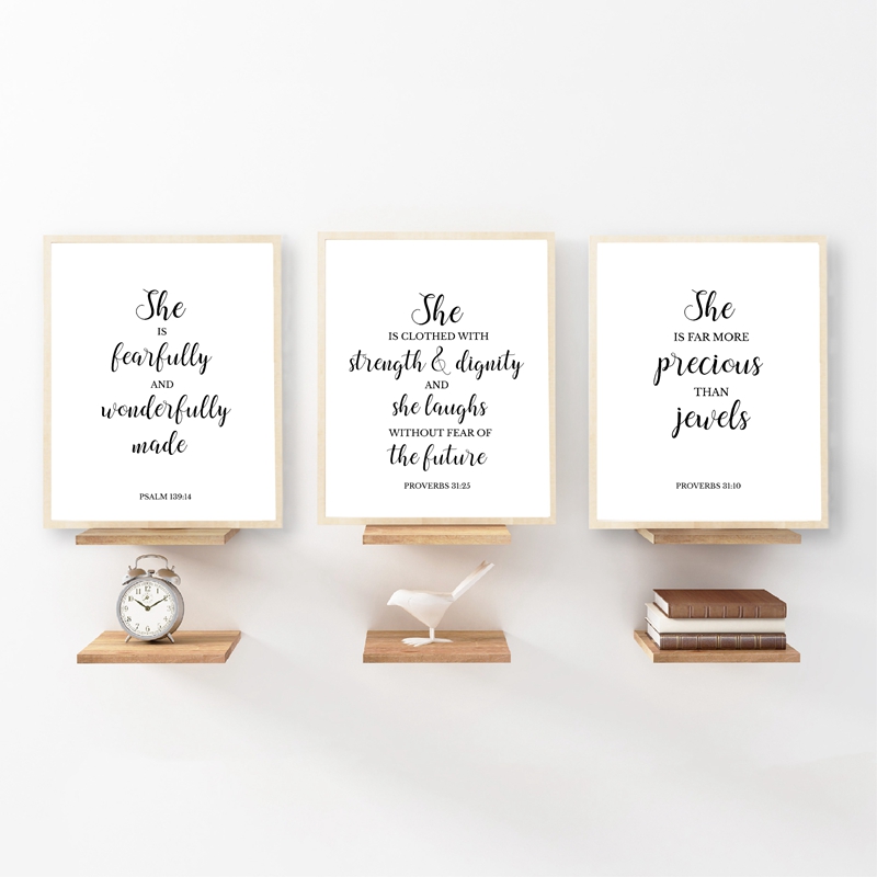 Bible Verses Quote Christian W - Baby Girl Nursery Quotes ulasan dan harga