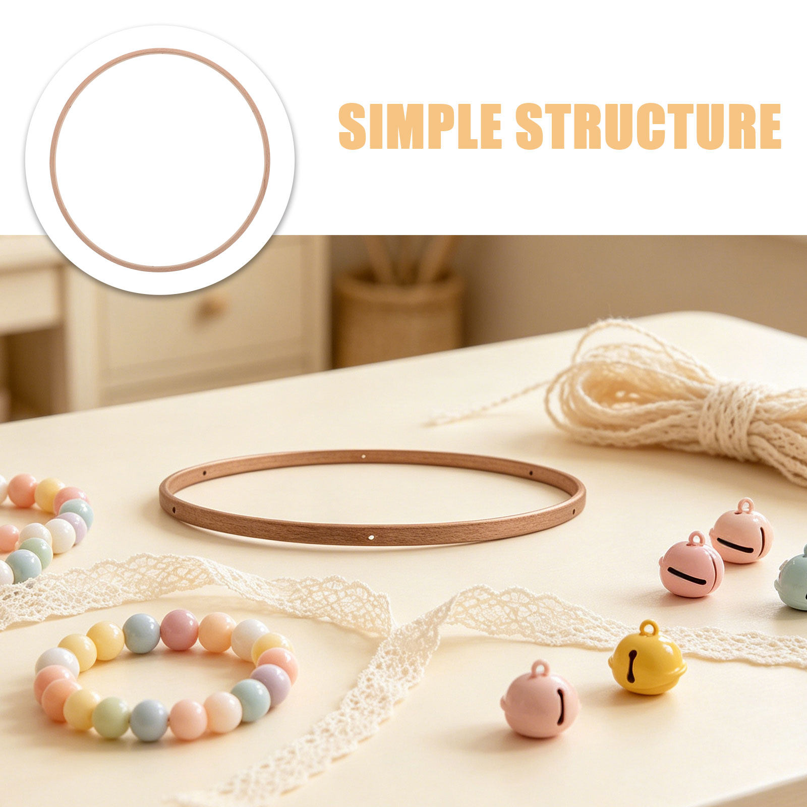 7.8 Inch Bamboo Crib Mobile Fr - Baby Nursery Frames ulasan dan harga