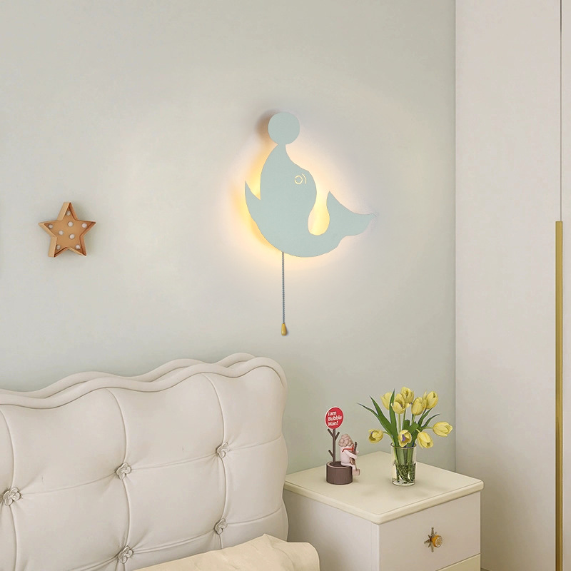 USB Port Charge AA Battery Ope - Baby Nursery Wall Lights ulasan dan harga