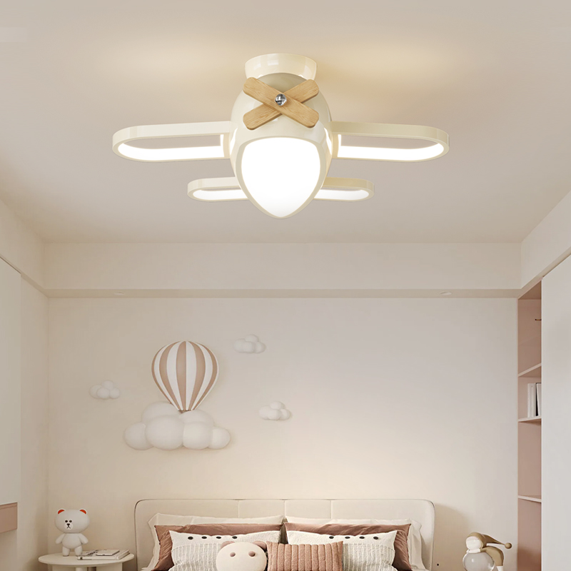 Cartoon Airplane Chandelier Ce - Baby Nursery Light Fixture ulasan dan harga