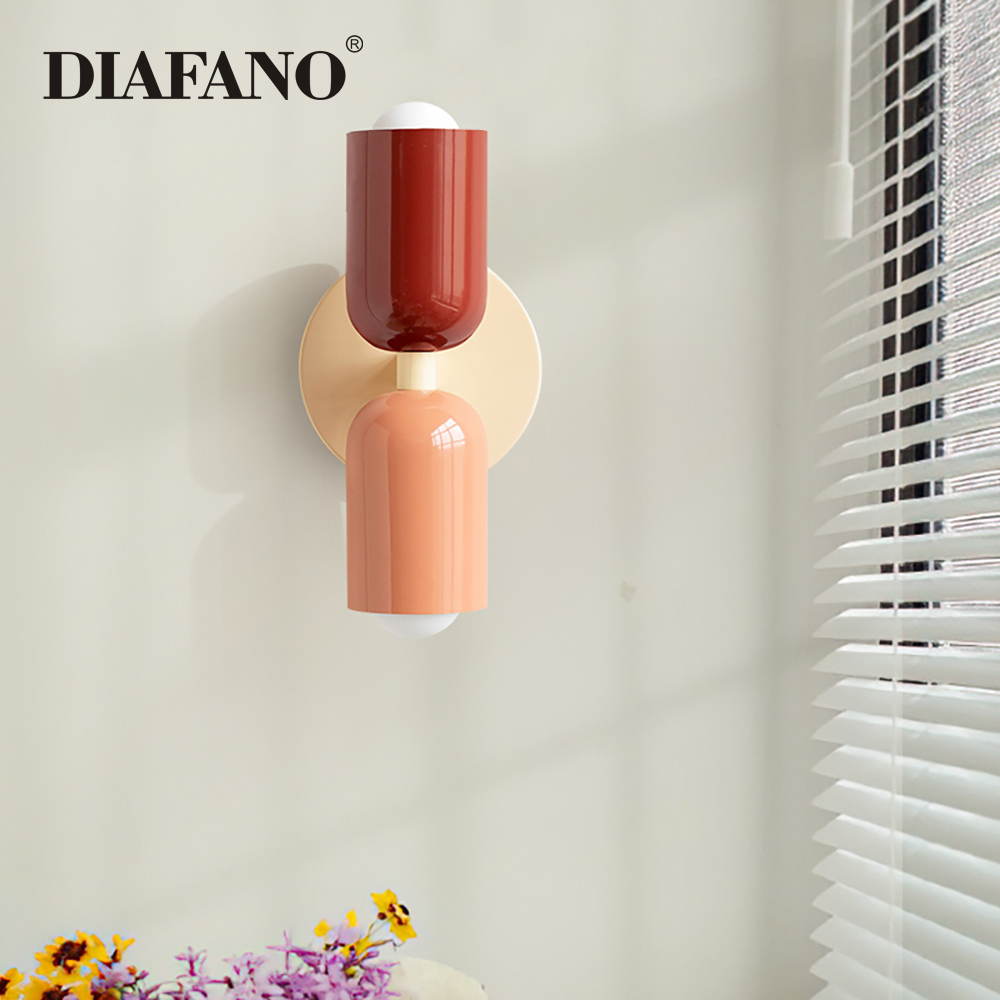 Nordic Wall Lamp Colorfully Do - Baby Nursery Wall Lights ulasan dan harga