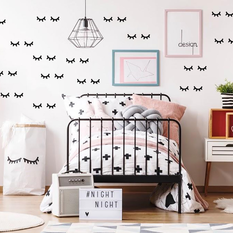 Kids Room Decoration  Eyelash  - Baby Girl Nursery Quotes ulasan dan harga