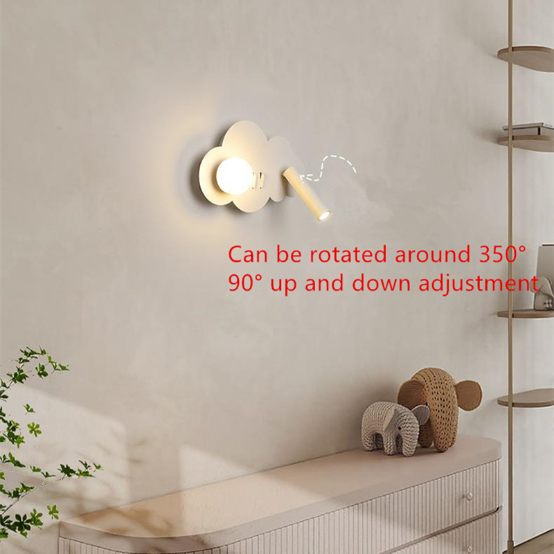 Cloud Bedroom Wall Lamp With S - Baby Nursery Wall Lights ulasan dan harga